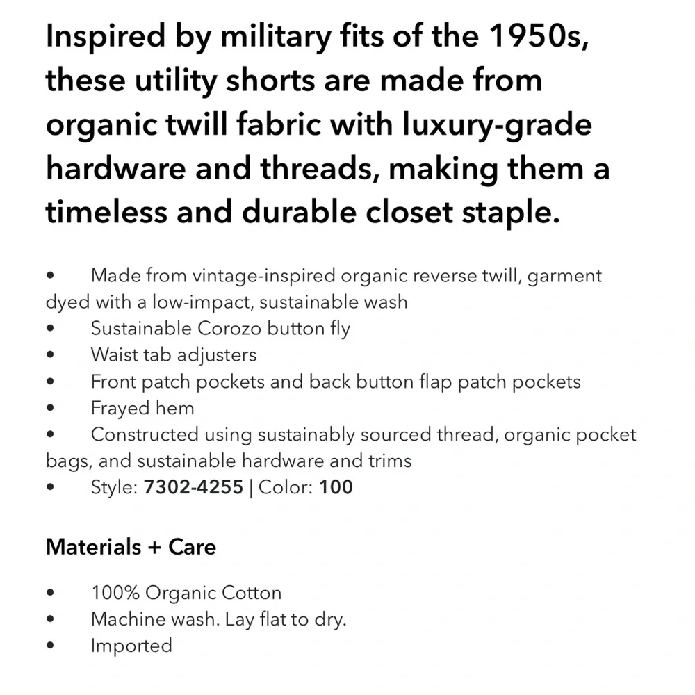 NWT ✨ AE77 Premium Utility Short in White - Picture 2 of 11